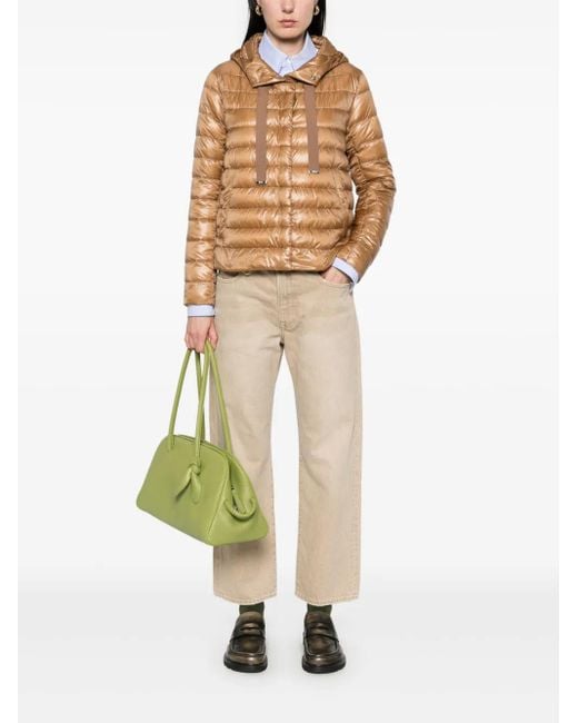 Herno Natural Hooded Puffer Jacket
