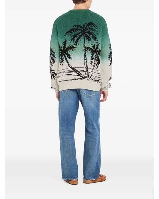 Jersey Wave Bloom Alanui de hombre de color Green