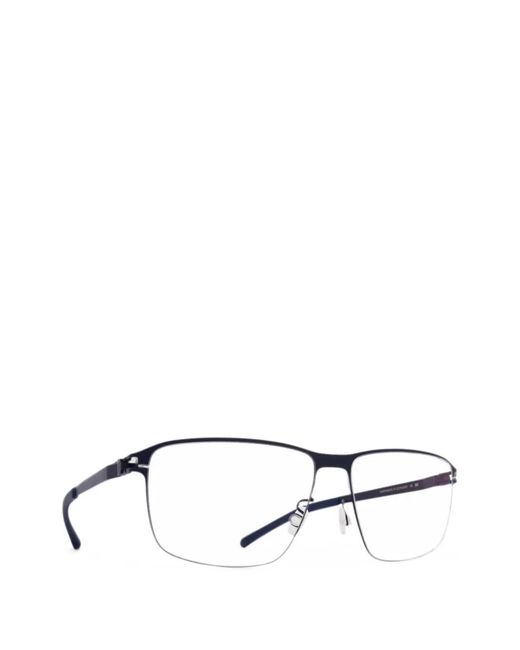 Mykita White Chip Rectangle-Frame Glasses
