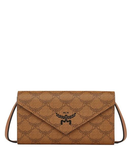 MCM Brown Himmel Wallet-On-Chain Bag