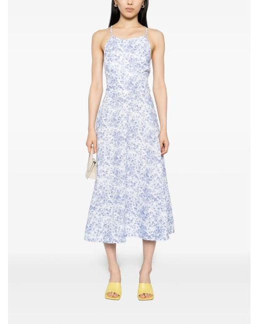 Reformation White Yuliy Linen Dress