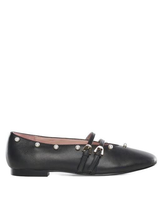 Coccinelle Gray Ballerines Risako À Perles