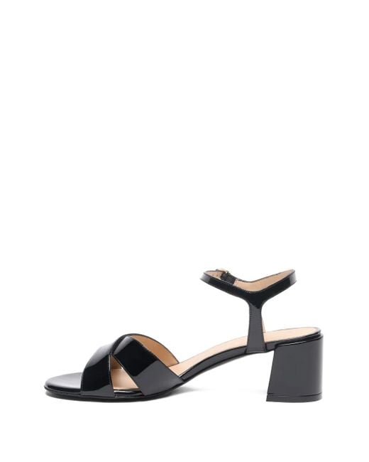Stuart Weitzman Black 50Mm Dayna Sandals