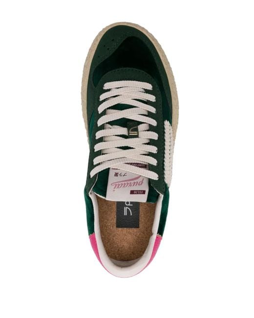 PURAAI Fluwelen Sneakers in het Green