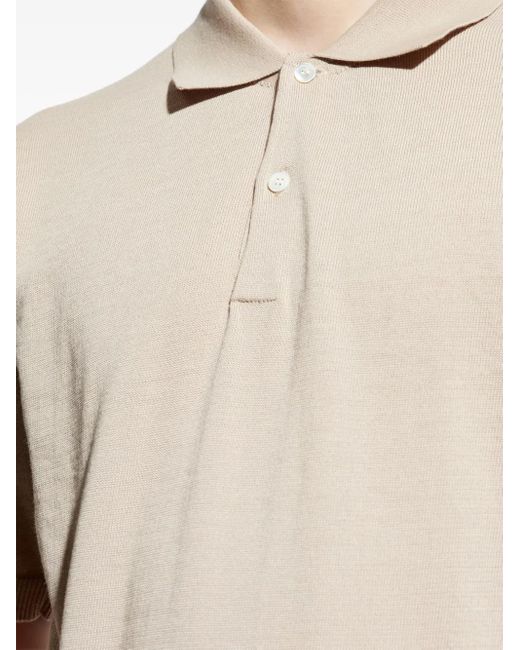 Comme des Garçons Natural Short-Sleeved Polo Shirt for men