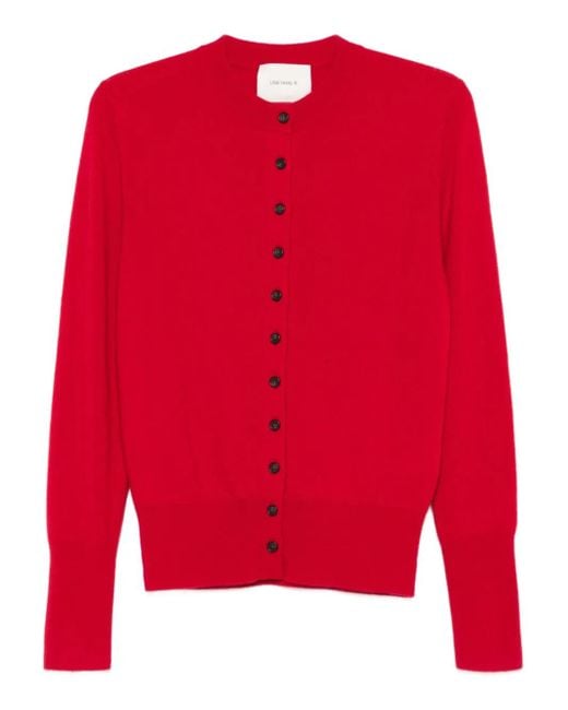 Cardigan À Boutonnière Devant Lisa Yang en coloris Red