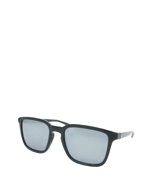 Nike Gray Circuit Team Square-Frame Sunglasses for men