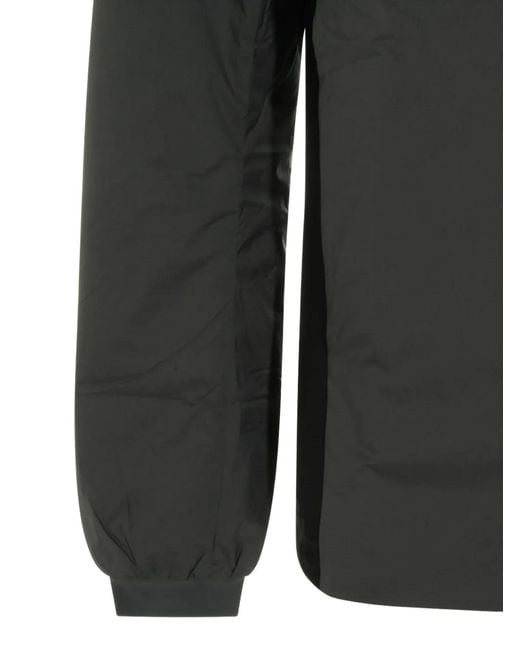 Arc'teryx Gray Atom Logo-Embroidered Hooded Jacket for men