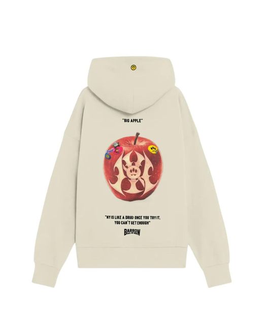 Barrow Natural Printed Drawstring Hoodie
