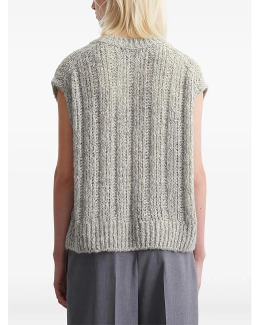 Marc O' Polo Gray Gerippter Pullunder