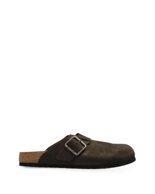 Birkenstock Black Mules Boston À Boucle for men