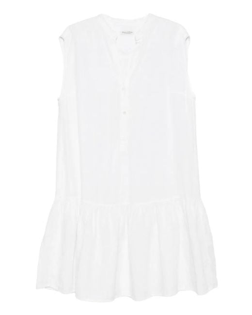 Robe Courte Sans Manches À Col V Marc O' Polo en coloris White