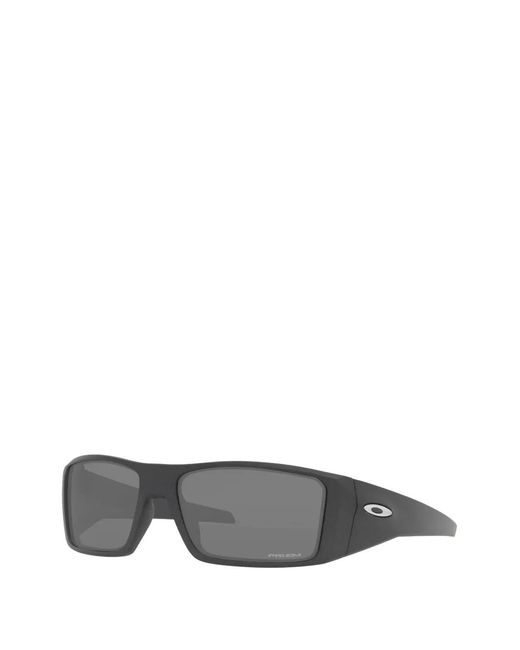 Oakley Gray Heliostat Rectangle-Frame Sunglasses
