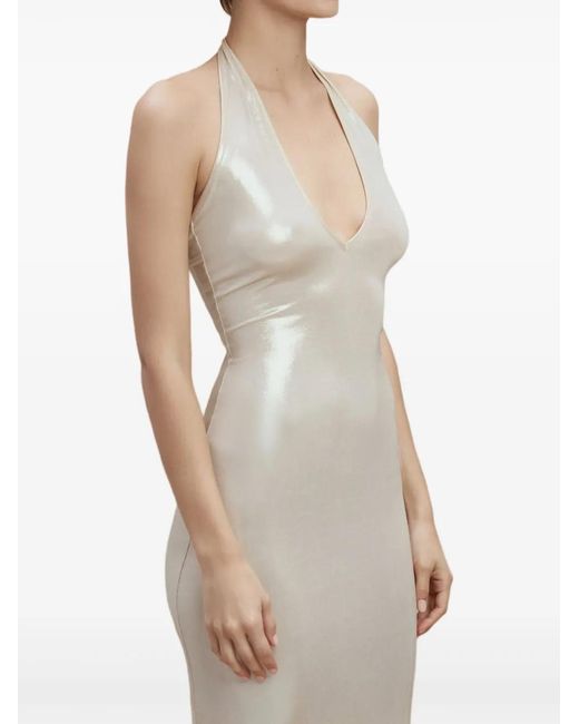 SANA OSMANI White Ilisa Midi Dress