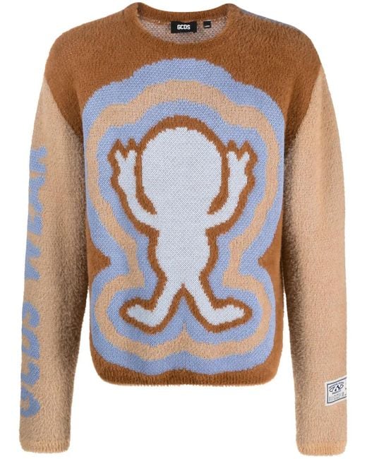 Pull Wirdo Win Hairy Gcds pour homme en coloris Blue
