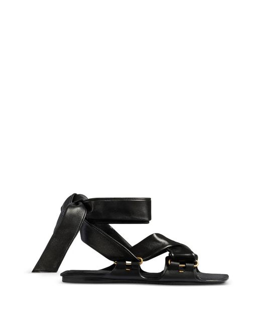 Khaite White Boden Tie Flat