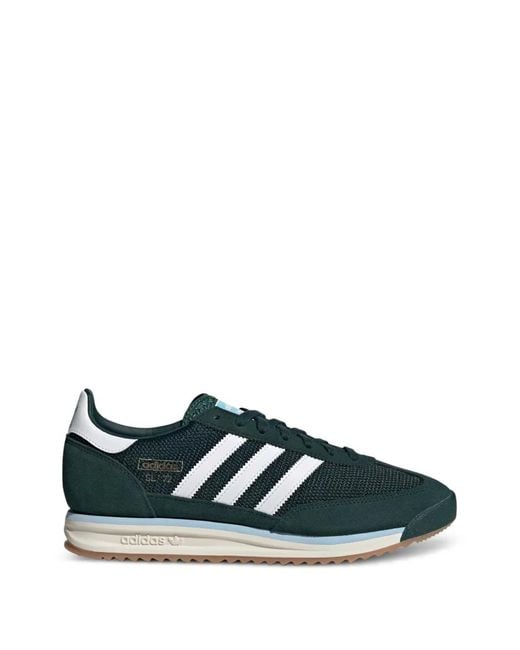 Adidas Green Sl 72 Rs Lace-Up Sneakers for men