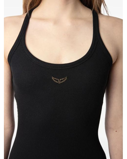 Zadig & Voltaire Astra Rib Bijoux Zadig & Voltaire de color Black