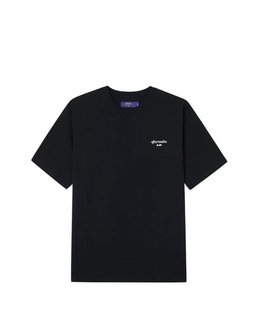AFTERMATHS Black Graphic-Print T-Shirt for men