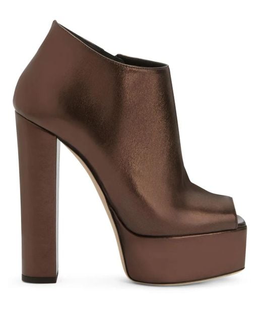 Giuseppe Zanotti Brown Ankle Boots