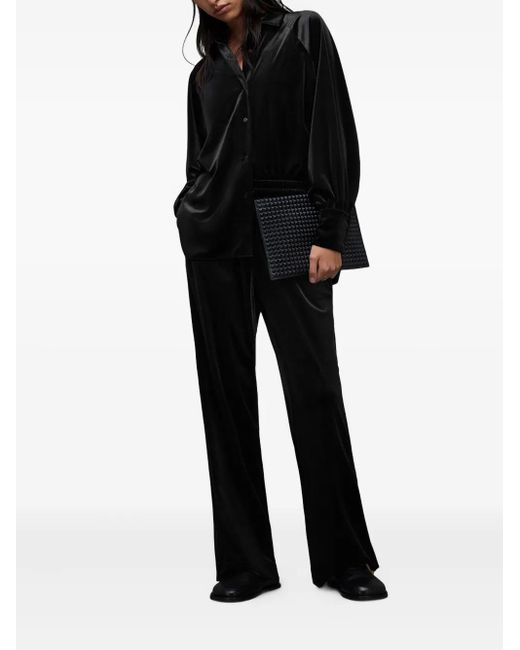 Camicia Con Maniche A Palloncino di AllSaints in Black