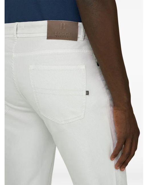 Boggi White Claude Stretch Jeans for men