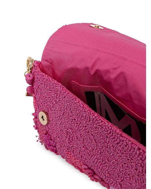 Lola Casademunt Purple Sac À Bandoulière À Perles