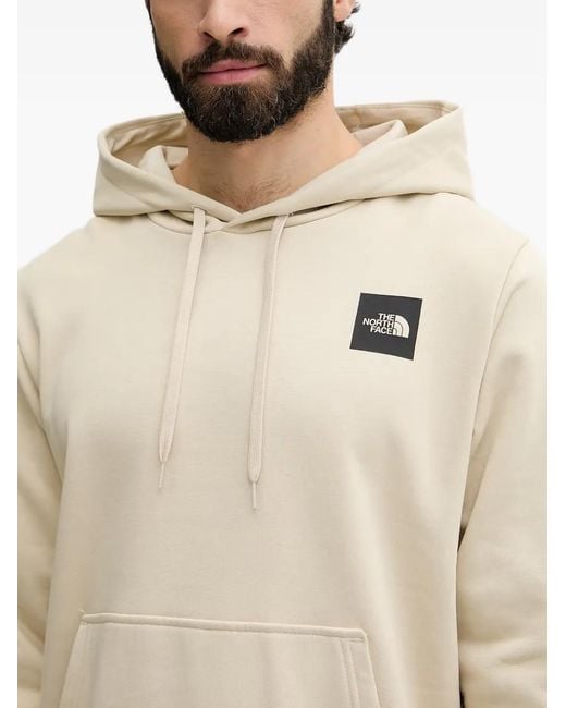 The North Face Natural Logo-Patch Drawstring Hoodie for men