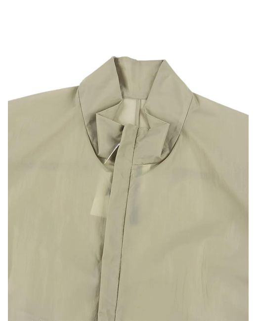 And Wander Natural Elasticated-Cuff Utility Jacket
