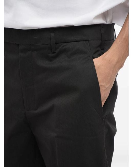 Neil Barrett Black Multi-Pocketed Cargo Pants for men