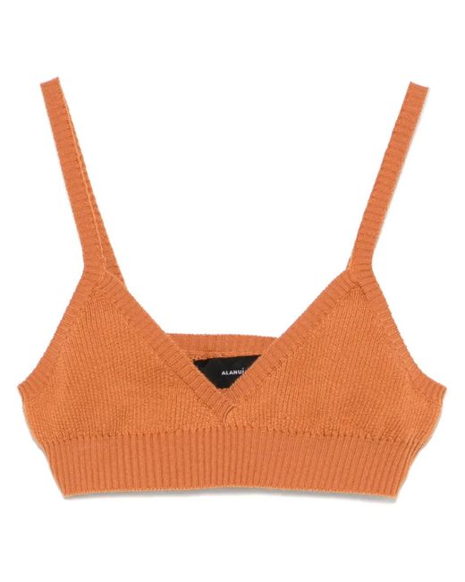 Alanui Kasjmier Top in het Brown