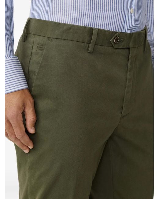 Hackett Green Sanderson Textured Chino Trousers for men