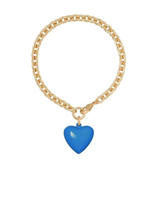 Roxanne Assoulin Blue The Mini Puffy Heart Bracelet