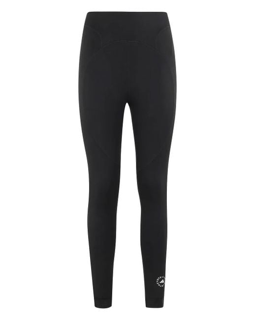 Adidas By Stella McCartney Black Leggings mit Kontrasteinsätzen