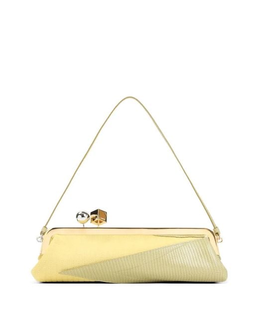 Jacquemus Metallic Salon Maïs Clutch Bag