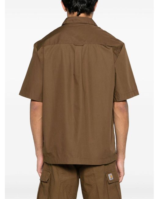 Carhartt Brown Craft Short-sleeve Shirt for men