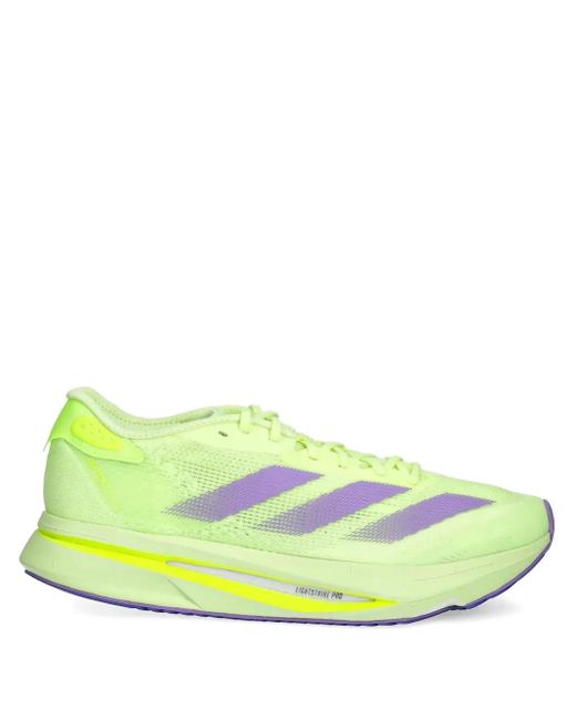 Adidas Yellow Adizero Sl2 Mesh Running Sneakers