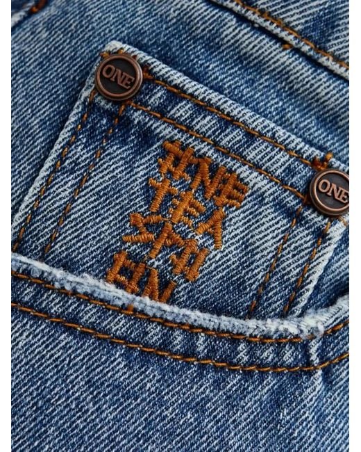 One Teaspoon Blue Distressed Jeans