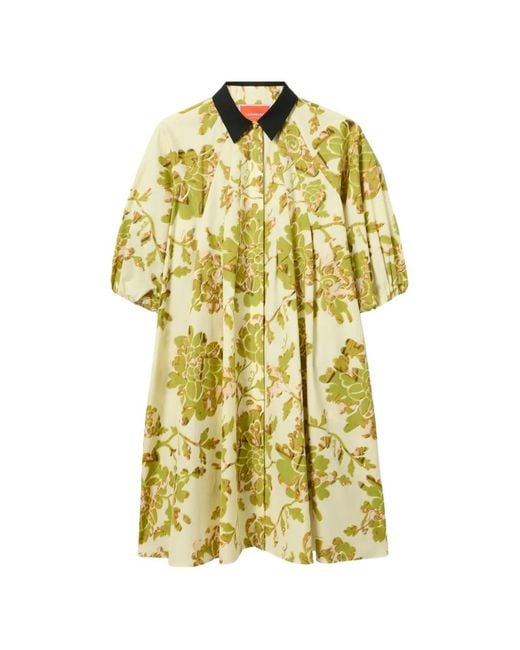 LaDoubleJ Yellow Sunburst Dress