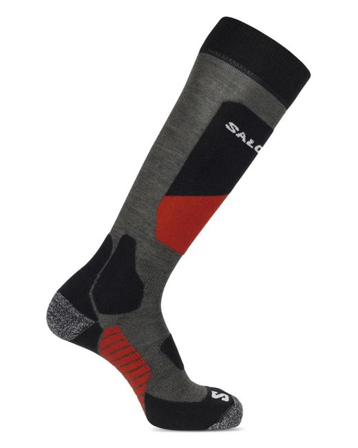 Salomon Black Panelled Socks for men