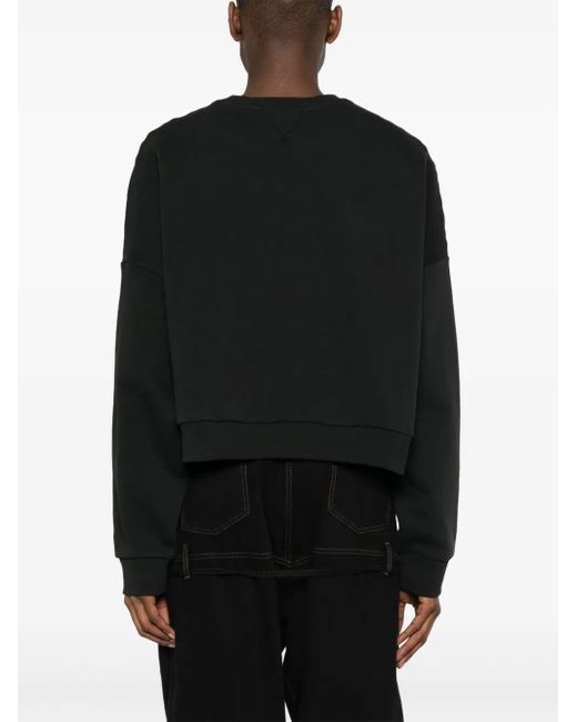 Sudadera Estampada Entire studios de color Black