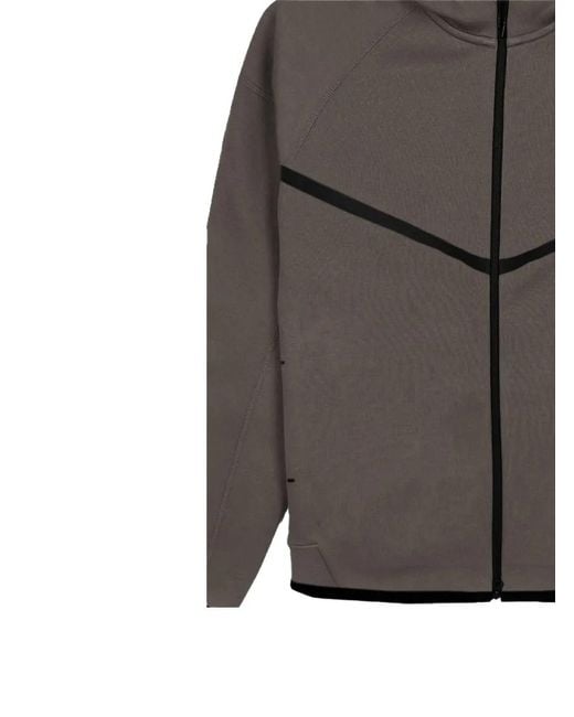 Nike Gray Tech Zip Jacket for men