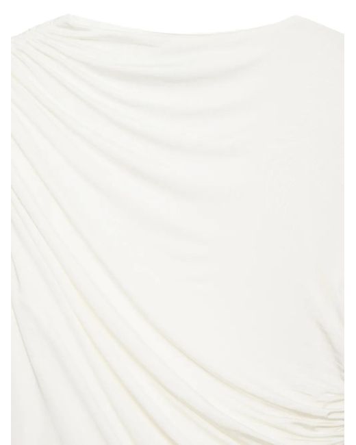 Anine Bing Bray ドレープ トップ White