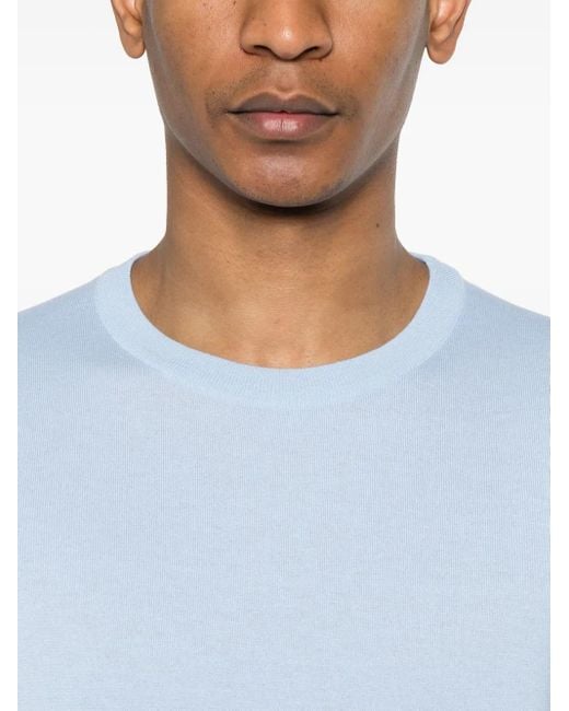 メンズ Kiton コットン Tシャツ Blue