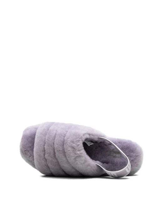 Ugg Purple Fluff Yeah Slipper