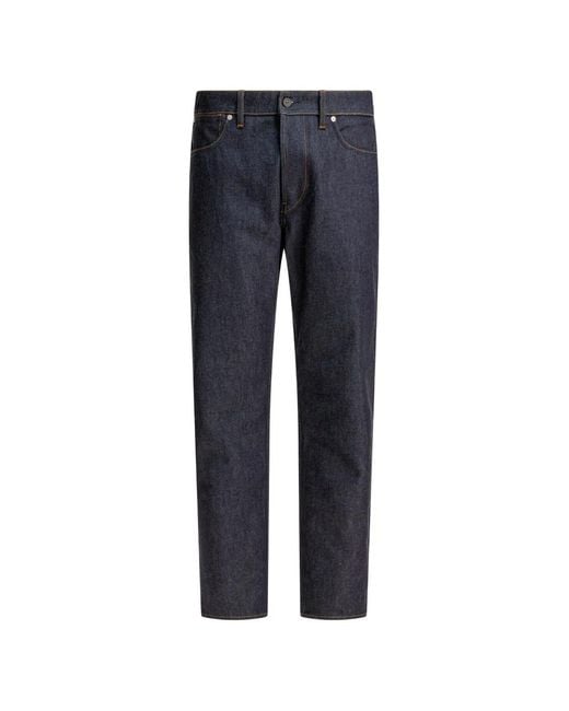 Stone Island Blue Straight-Leg Jeans for men