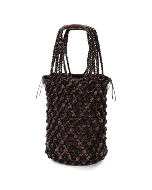 Borsa A Spalla Con Nodo di Alysi in Black