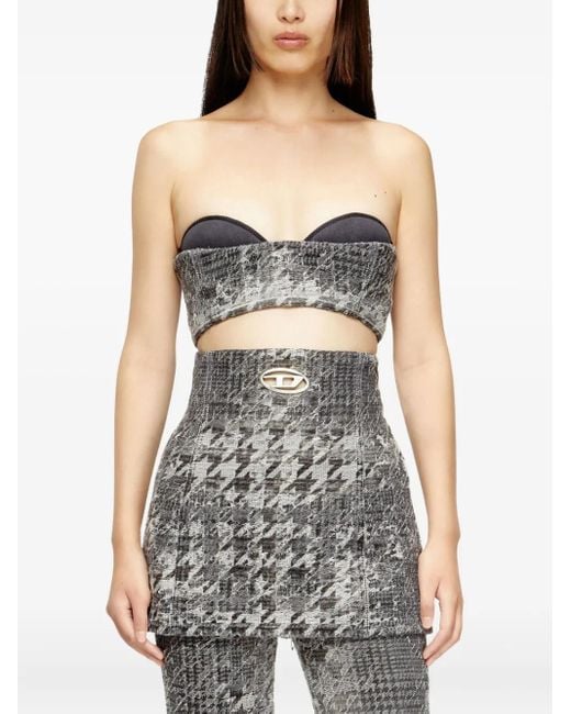 DIESEL Gray De-Toppys-Fsh Bralette