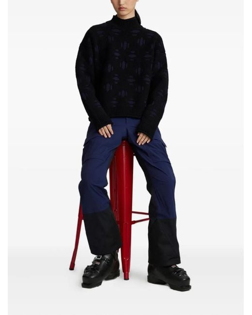 Aztech Mountain Blue Snowflake Sweater