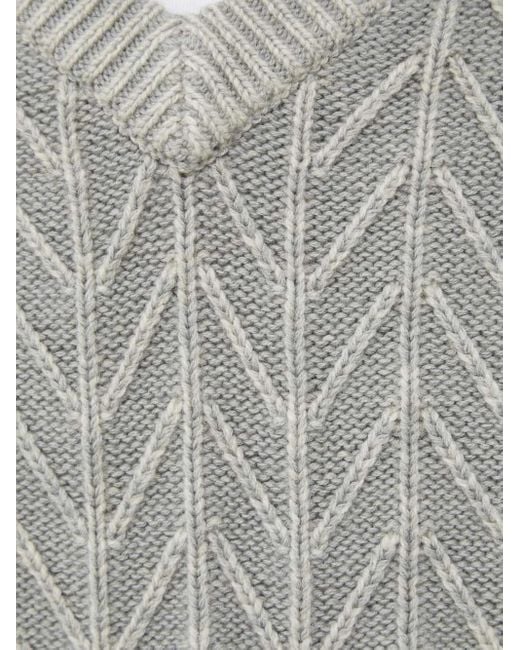 Chaleco con cuello en V Samsøe & Samsøe de hombre de color Gray